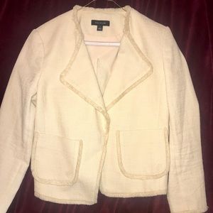 Ann Taylor NWOT Never worn Cream Blazer NEW